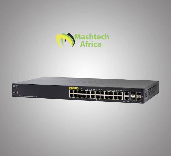 Cisco SG350-28P 28-Port Gigabit PoE Managed Switch - Mashtech