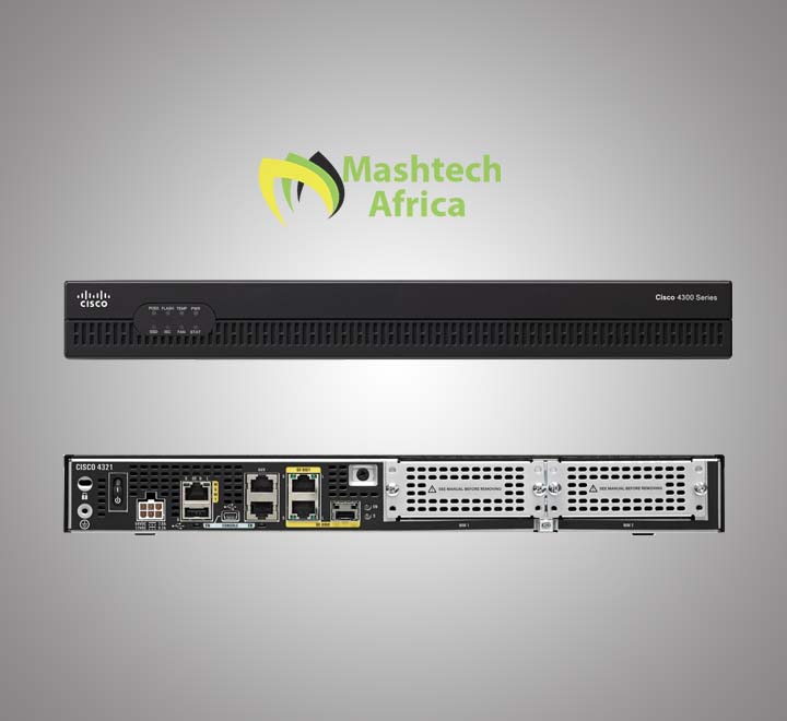absolutte vare Konserveringsmiddel Cisco 4321/K9 Integrated Services Router - Mashtech Africa Limited