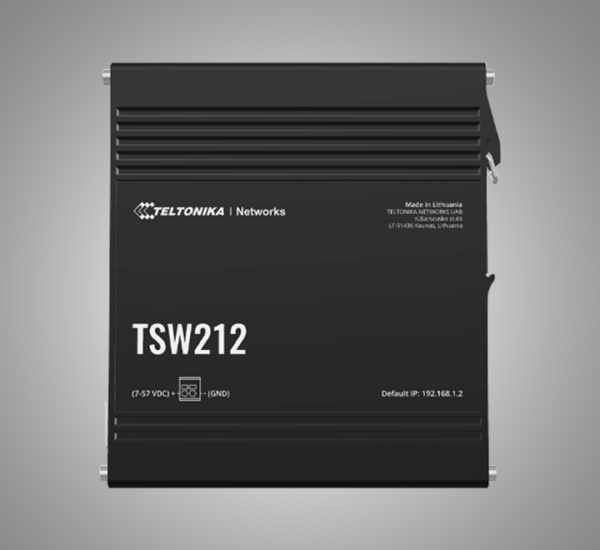 TELTONIKA Industrial L2 Managed Switch (TSW212)