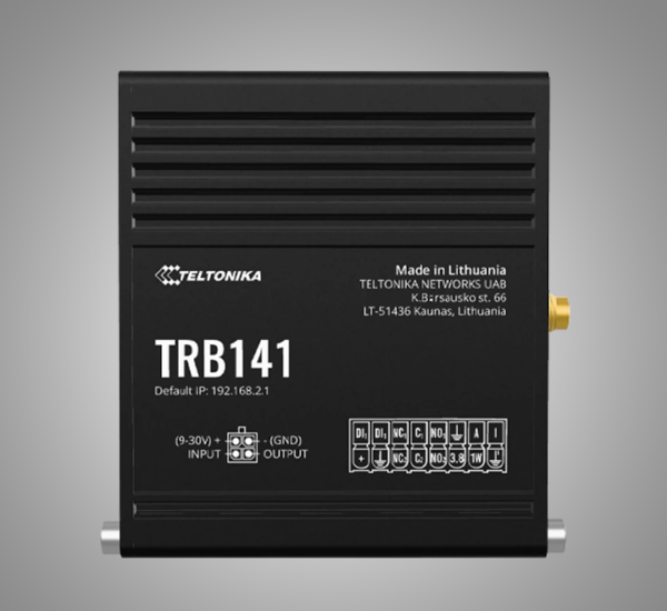 TELTONIKA Small Industrial LTE Cat 1 Gateway (TRB141)